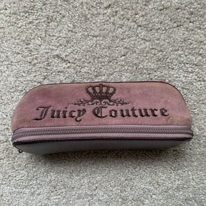 Juicy Couture velour cosmetic bag